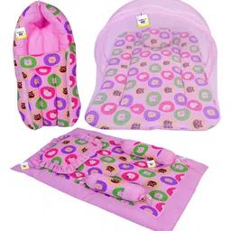 Babytoons Baby Bedding for New Born Sleeping Essential Combo (0-6 Months) Pink-picture-12