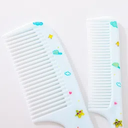 fab n funky Hair Comb With Dino Design Pack Of 2 - Blue image 2