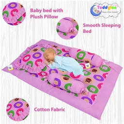 Babytoons Baby Bedding for New Born Sleeping Essential Combo (0-6 Months) Pink image 2