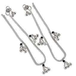 Heer Collection Silver-Plated Anklet image 5
