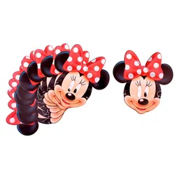 Shopping Time Minnie Mouse Face Mask Pack of 10 - Red image 3