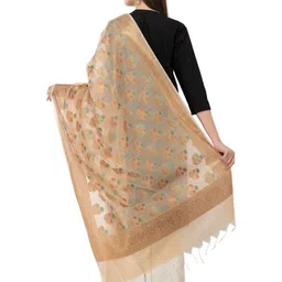 A R SILK DUPATTA HUB Embroidered Dupatta image 5