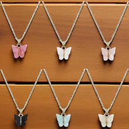 PUCHKOO Alloy Silver-Plated Jewellery Set image 1