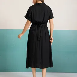 P D Silk Mills A-Line Midi Dress image 4
