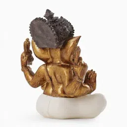 Pure Home and Living Gold, White Polyester Showpieces & Figurines image 5