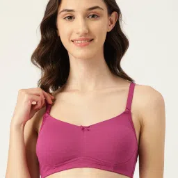 Leading Lady Magenta Non-Padded Everyday Bra image 1