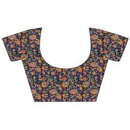 Elora Baby Pink Ethnic Motifs Saree With Unstitched Blouse image 4