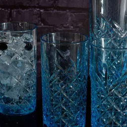 Pasabahce Transparent Glass Juice Cold Drink Glasses - Set of 4 (450ml) image 1