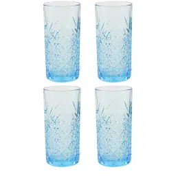 Pasabahce Transparent Glass Juice Cold Drink Glasses - Set of 4 (450ml) image 4