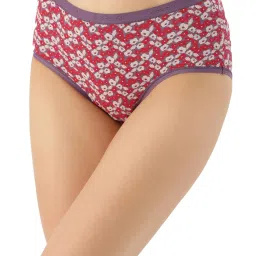 Amante Red & Purple Printed Hipster - Pack Of 3 image 3