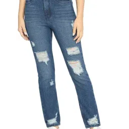Being Human Blue Slim Fit Distressed Jeans-image-34