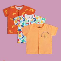 MINIKLUB Kids Multicolor Printed Top (Pack of 3)-picture-16