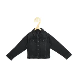 Allen Solly Junior Black Cotton Jacket-picture-38