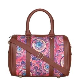 ZOUK Pink Printed Medium Handbag-picture-48