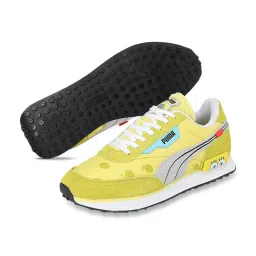 Puma Men's Sponge Bob Future Rider Lucent Yellow Casual Sneakers image 4