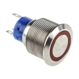 RS PRO Illuminated Push Button Switch Panel Mount 22.2 mm SPDT Red LED 250 V AC, 1759730-picture-10