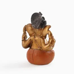 Pure Home and Living Gold, Orange Polyester Showpieces & Figurines image 5