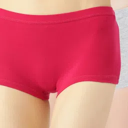 Leading Lady Multicolor Boy Shorts Panty (Pack Of 2) image 1
