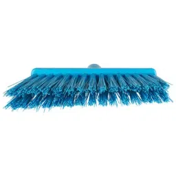 VIKAN Broom Red With Polyester, Polypropylene & Stainless Steel Bristles for Food Industry Wet Floors, 29144 image 3