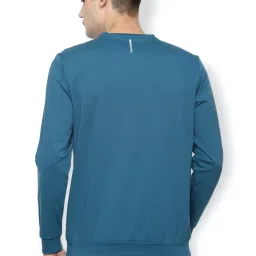 Van Heusen Blue Regular Fit Printed Sweatshirt image 2