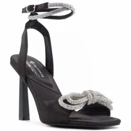 Call It Spring Women's Elysha Black Ankle Strap Stilettos-image-6