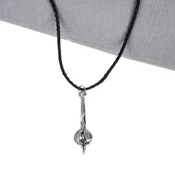 Utkarsh Silver-Plated Geometric Pendants with Chains image 4