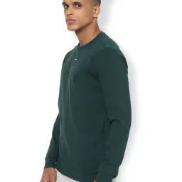 Van Heusen Green Regular Fit Sweatshirt image 3