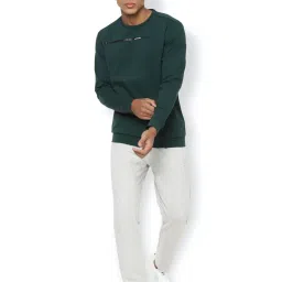 Van Heusen Green Regular Fit Sweatshirt image 5