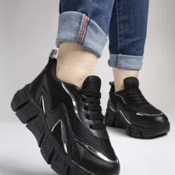 Shoetopia Kids Black Walking Shoes-picture-14