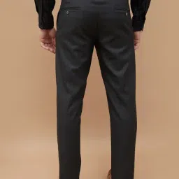 Code By Lifestyle Black Slim Fit Trousers image 2