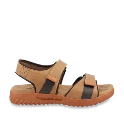 MediFeet Men's Beige Floater Sandals image 1