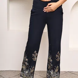 WELL KEPT Women Embroidered Maternity Track Pants-picture-30