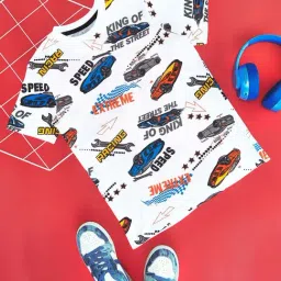 Pantaloons Junior Kids Lily White Cotton Regular Fit T-Shirt-picture-28