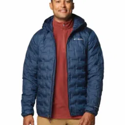 Columbia Collegiate Navy Regular Fit Quilted Sports Hoodie-picture-42