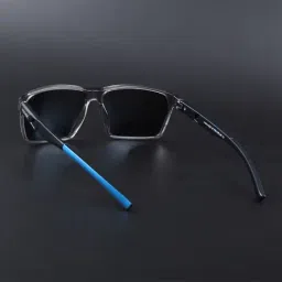 Voyage Blue Polarised and UV Protected Lens Wayfarer Unisex Sunglasses image 5