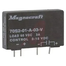 Schneider Electric 70S2 Series 3 A Load PCB Mount 60 V DC Load 15 V DC Control Solid State Relay, 70S2-01-A-03-V-picture-24