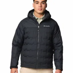 Columbia Black Regular Fit Quilted Sports Hoodie-image-70