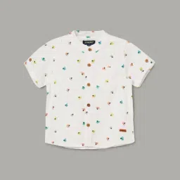 Juniors by Lifestyle White Printed Regular Fit Shirt-picture-30