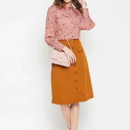 Carlton London Pink Floral Print Top image 4