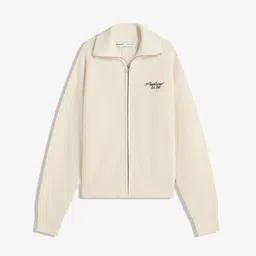 Bershka Men Self Design Embroidered Tailored Mock Collar Zip Up Jacket image 2