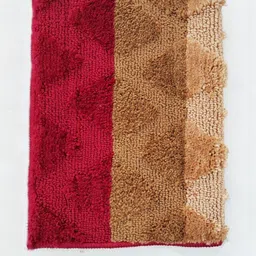 RJVT Red Microfibre 1400 GSM Bath Rugs image 3