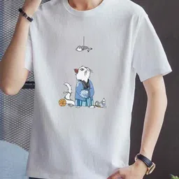 StyleCast x Revolte Men Graphic Printed Round Neck Regular Fit T-shirt image 1