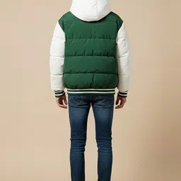 Mast & Harbour Men Colourblocked Puffer Jacket image 5