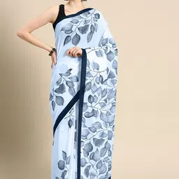 BUTA BUTI Floral Pure Cotton Saree-picture-40