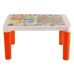cello wimplast Cello Scholar Two Seat Junior Dining Table Polypropylene Plastic Finish Orange-picture-28