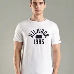 Tommy Hilfiger Men Brand Logo Printed Round Neck Cotton T-shirt-picture-19