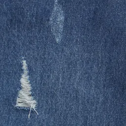 Tiny Girl Denim Woven Distressed Wide Legged Jeans - Blue image 5