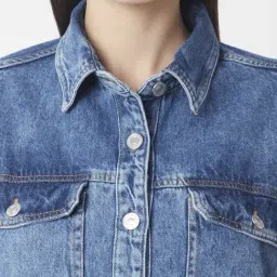 R&B Blue Cotton Jacket image 5