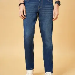 SF Jeans by Pantaloons Dark Blue Cotton Slim Fit Jeans-picture-15