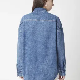 R&B Blue Cotton Jacket image 2